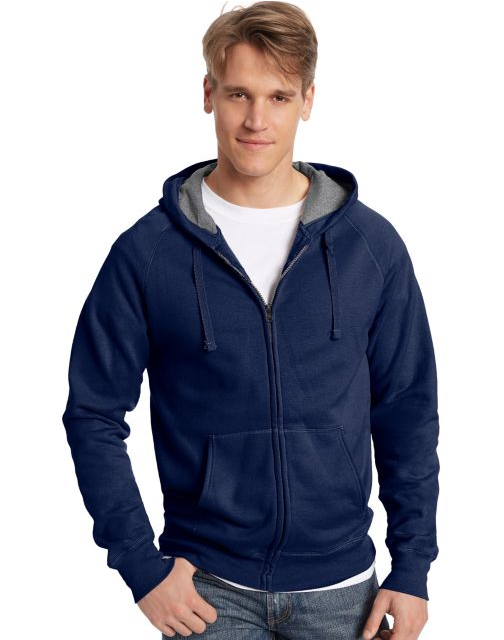 Hanes Men’s Nano Premium Lightweight Full Zip Hoodie N280