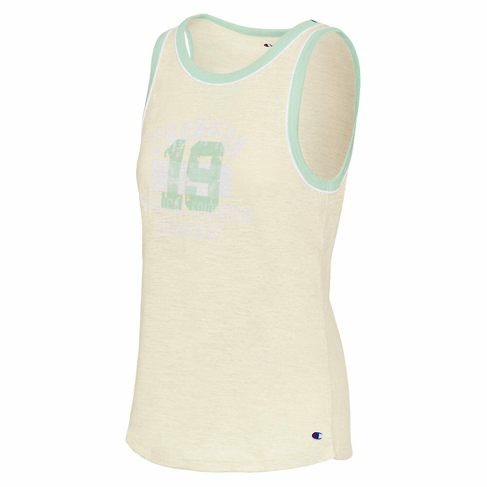 Champion Women's Heritage Ringer Tank-Champion Phys Ed Dept W9845G 549693