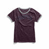 Champion Women Heritage Ringer Tee-Collegiate Crackle W9843G 549710