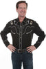 Scully Men's Poly/Rayon Pistols Long Sleeve Shirt P-864