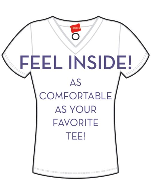 Hanes Ultimate ComfortBlend® T-Shirt Front-Close Underwire Bra HU01