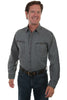 Scully Mens 100% Cotton Slub Long Sleeve Shirt TR-076