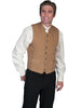 Scully RangeWear Men's 100% Cotton Work Western Canvas Vest RW149