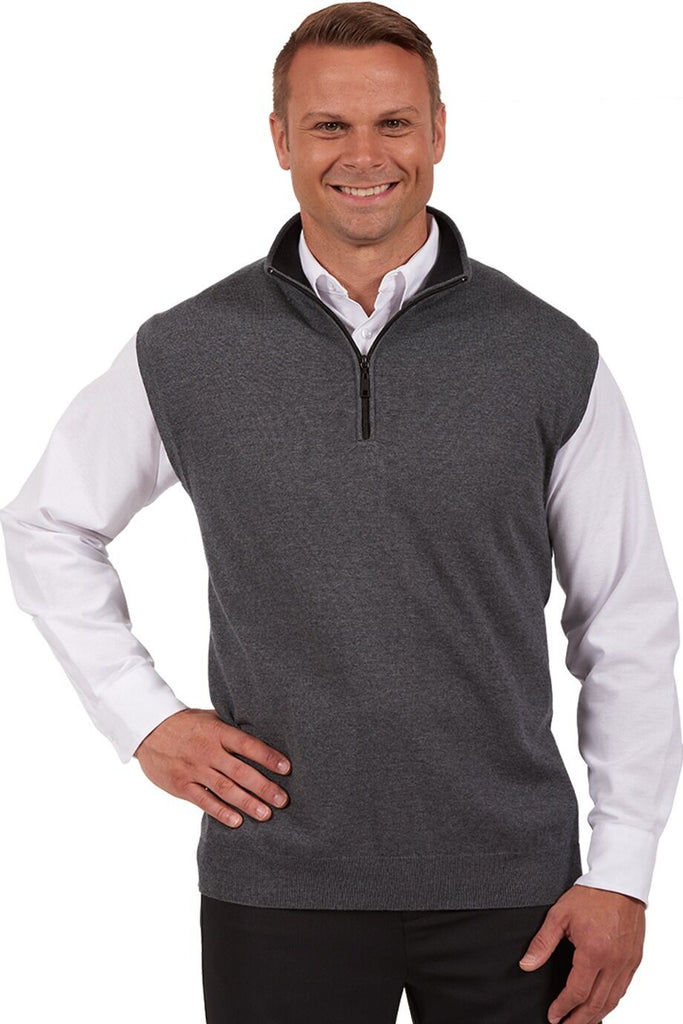 Men's 1/4 Zip Vest Sweater 4074