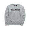 Champion Men's Powerblend® Fleece Crew, Mesh-Effect Logo GF88H Y07420