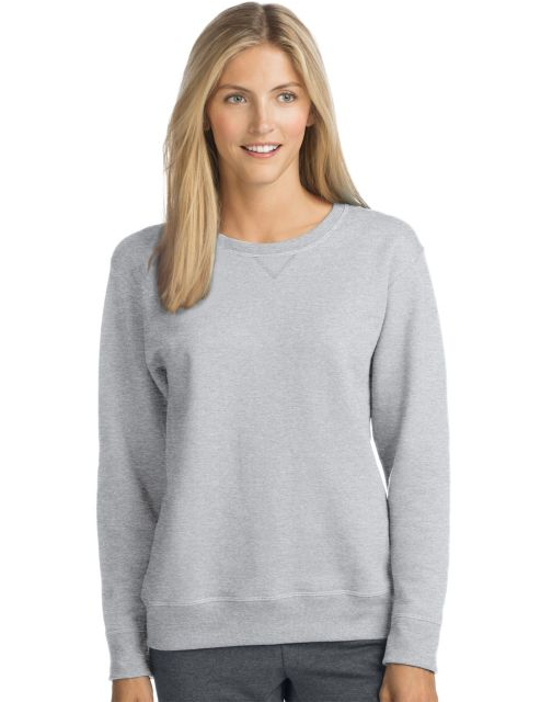 Hanes ComfortSoft™ EcoSmart® Women's Crewneck Sweatshirt O4633