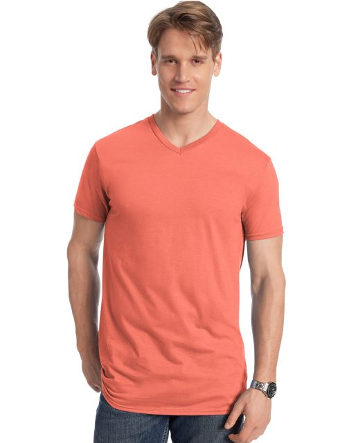 Hanes Men's Nano-T V-Neck T-Shirt 498V