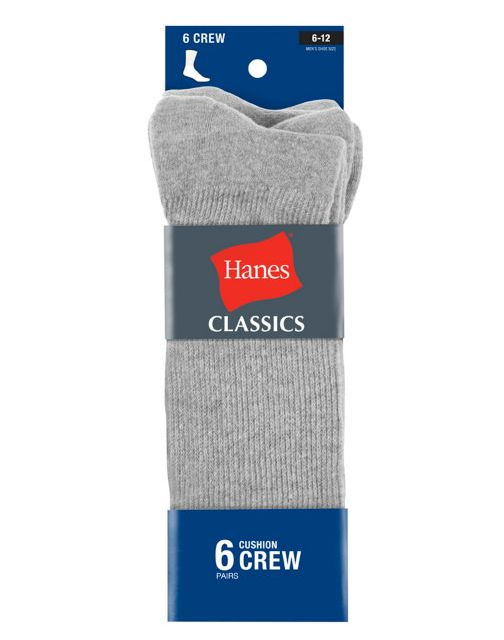 Hanes Ultimate Men's ComfortSoft® Crew Socks 6-Pack CL85