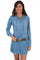 Scully Women's Cotton Criss Cross Long Sleeve Dress HC472
