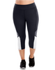 Just My Size Active Blocked Capris OJ364