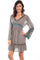 Scully Women's V-Neck Embroidered Dress HC590