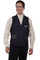 Scully Men's Four Pocket Point Bottom Vest 3X-4X RW309X