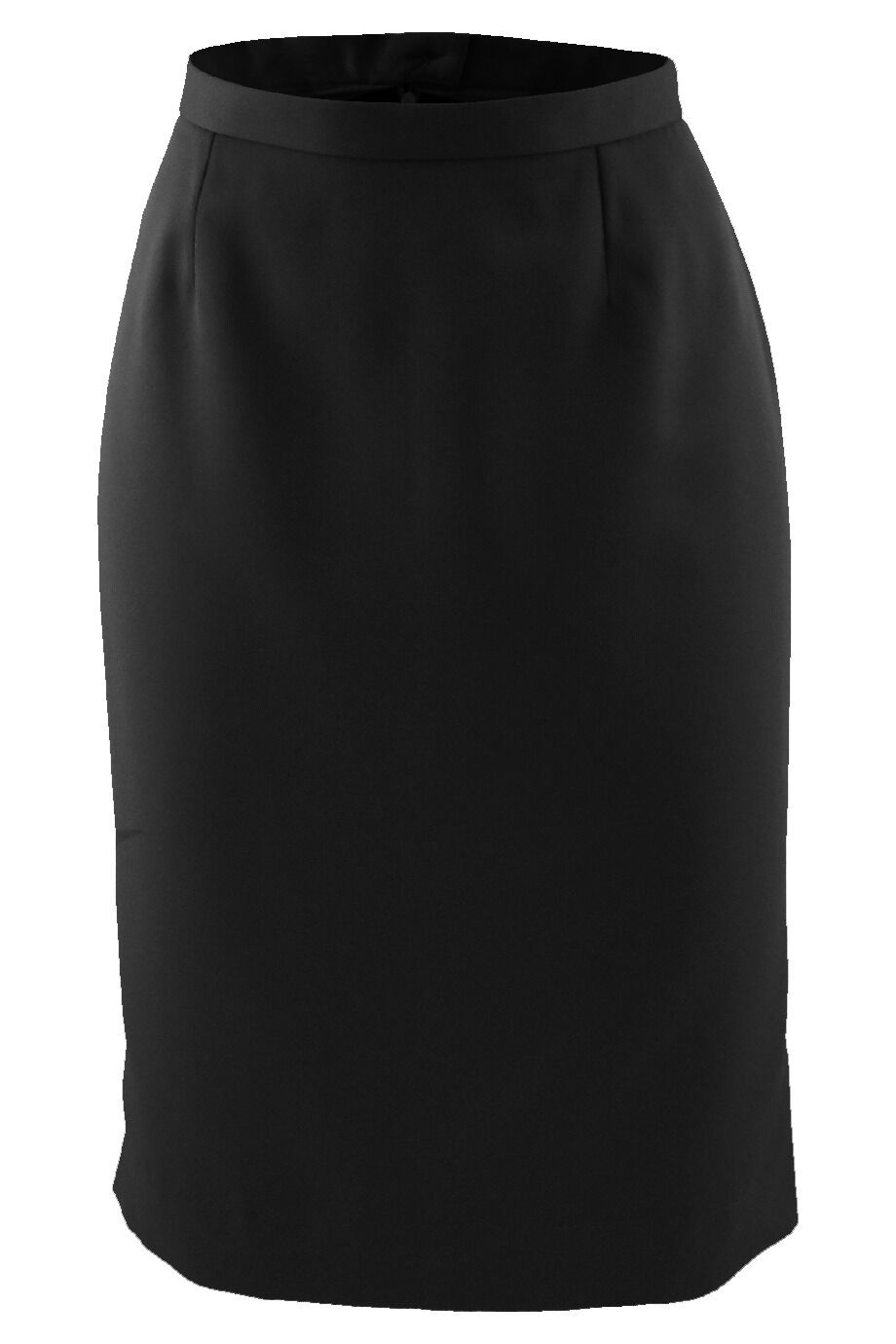 Women's Microfiber Flat Front Straight Skirt 9792