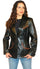 Scully Western Blazer Women's Leather Contrasting Trim L876
