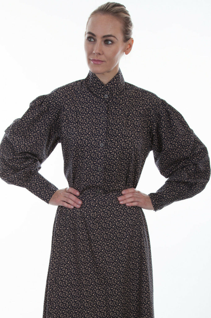 Scully Women's 100% Cotton Floral Ranch Long Sleeve Blouse RW592