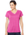 Hanes Sport™ Women's Heathered Performance V-Neck Tee O9032