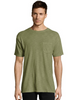 Hanes Men's 1901 Heritage Dyed Tall Short Sleeve Crewneck Pocket T 5A63D GRTDYE