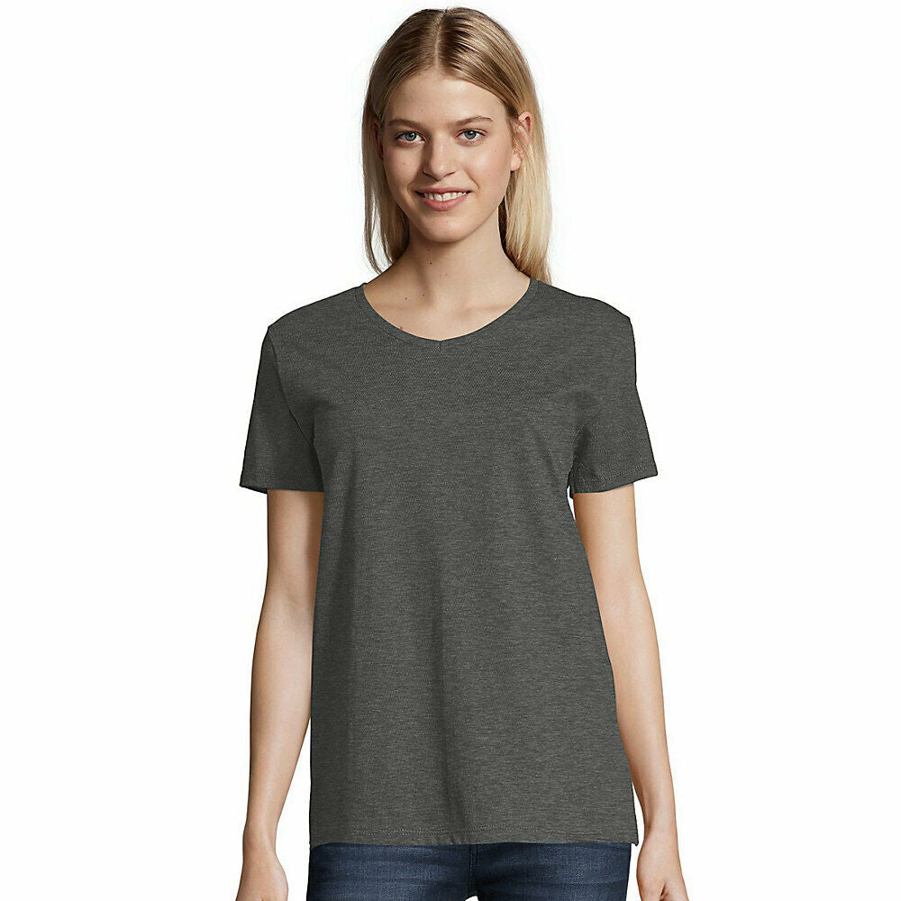 Hanes Relaxed Fit Women's ComfortSoft® V-neck T-Shirt 5780