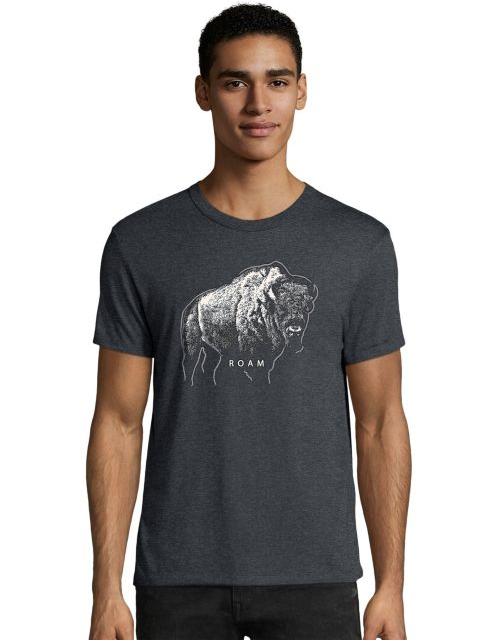 Hanes Men's Bison Roam Graphic Tee GT49 Y06367