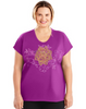 Just My Size Active Dolman Sleeve Graphic Tee OJ358