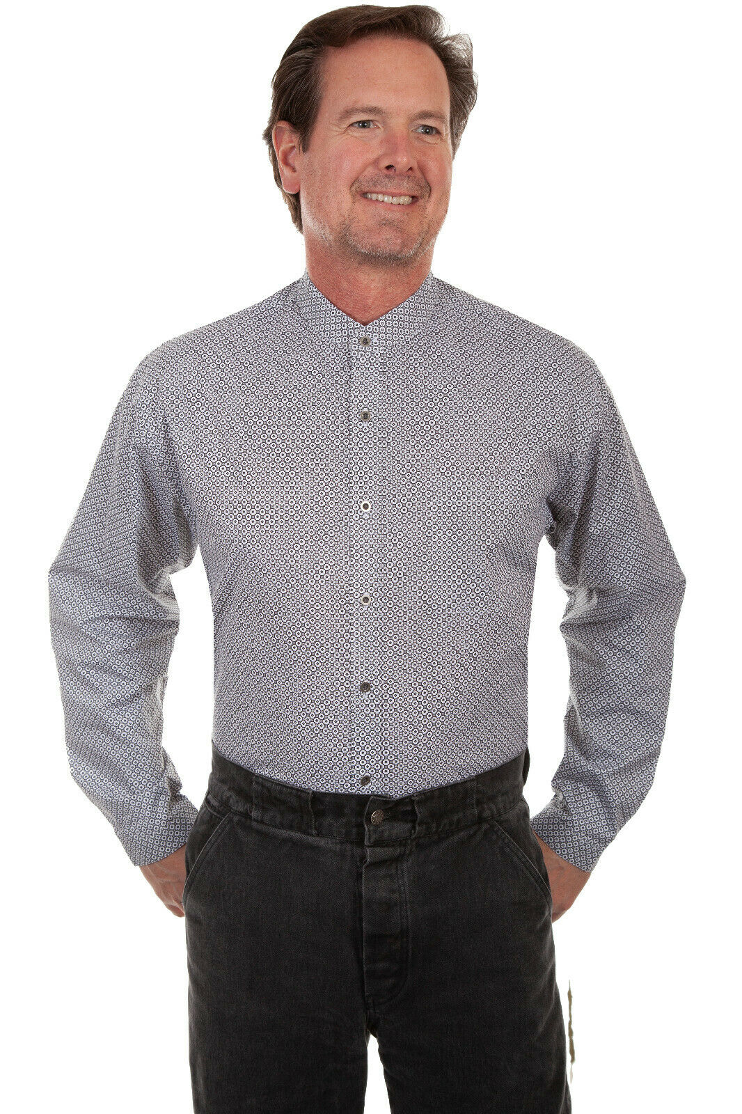 Scully Men's Cotton Print Shirt RW306