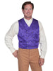 Scully Wahmaker Men's Big & Tall Silk Jacquard Vest 535344X