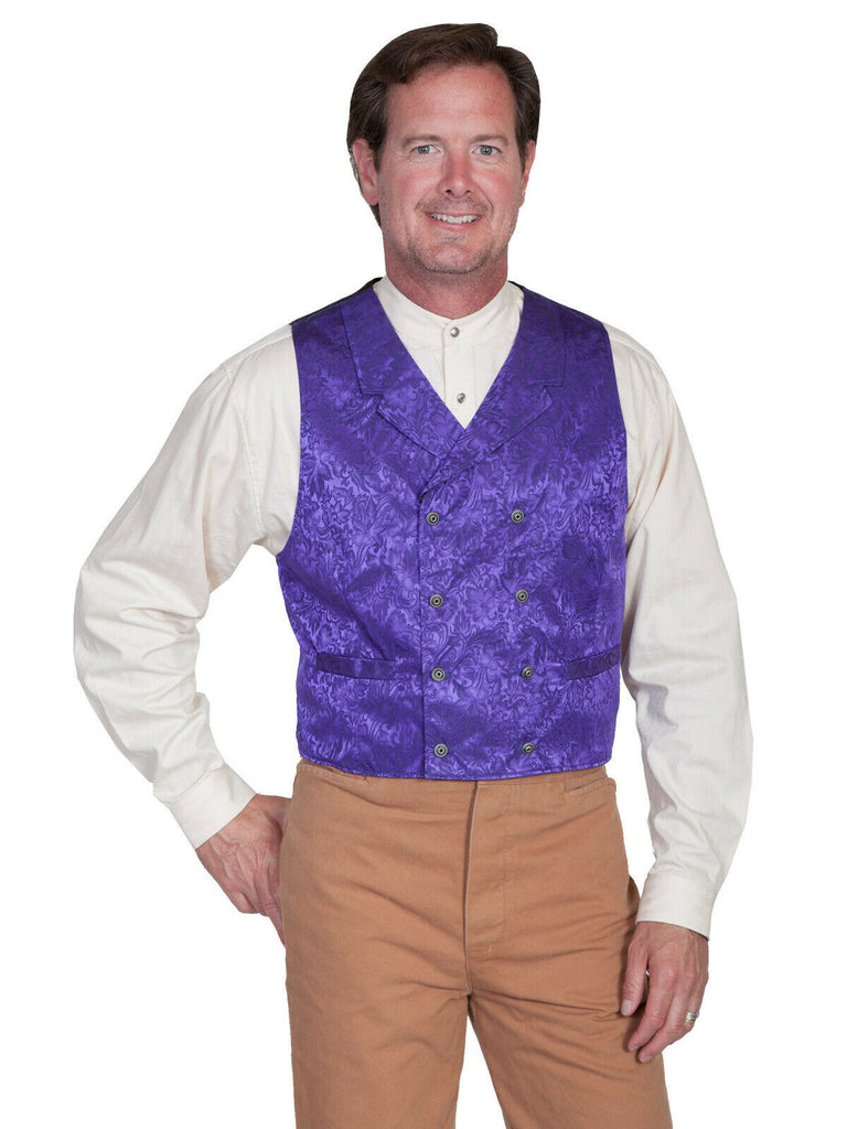 Scully Wahmaker Men's Big & Tall Silk Jacquard Vest 535344X