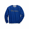 Champion Men's Powerblend® Fleece Crew, Logo With White Chainstitch GF88H Y07974