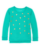 Hanes Girls' High-Low Graphic Sweatshirt K376