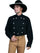 Scully Men's Wahmaker Western Bib Shirt 100% Cotton Brushed Twill L/S 538720