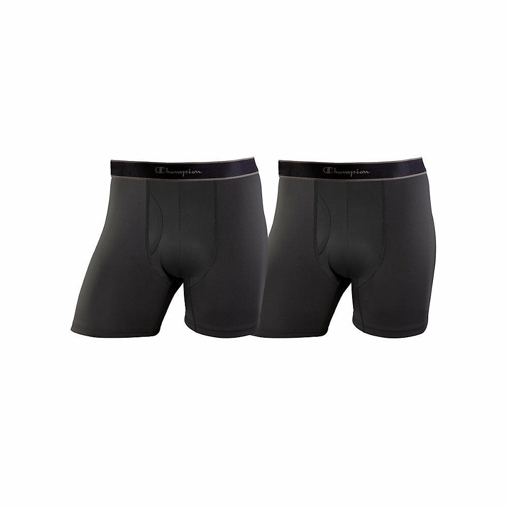 Champion Men’s Tech Performance Boxer Briefs 2-pack TPRBBK