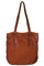 Scully Womens Tan Leather Cross Stitch Laces Handbag B181