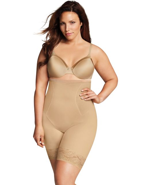Maidenform Firm Foundations Curvy Hi Waist Thigh Slimmer DM1024