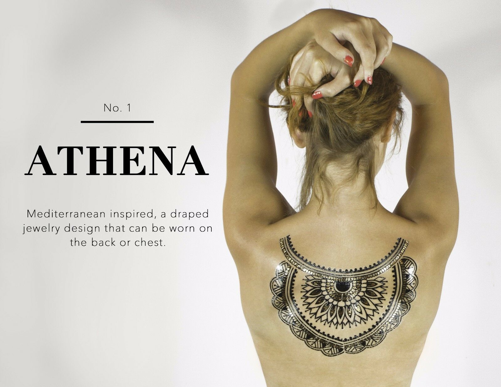 BODY ARTS INK ATHENA BODY TATTOO VLBT1
