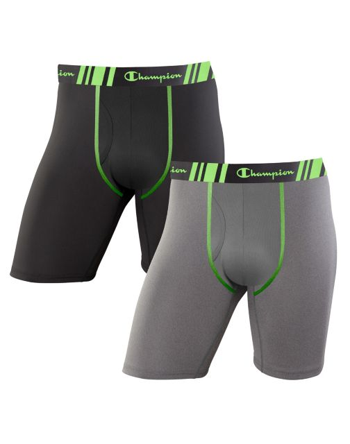 Men's Tech Performance Long Leg Boxer Brief 2-Pack
