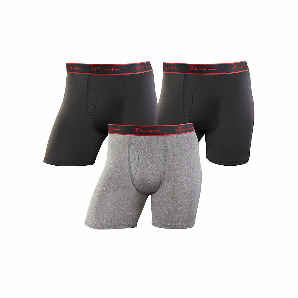 Champion Active Performance Regular Boxer Brief 3-Pack CPRBBG