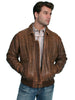 Scully Leather Men's Lamb Bi-Swing Bomber Jacket 714