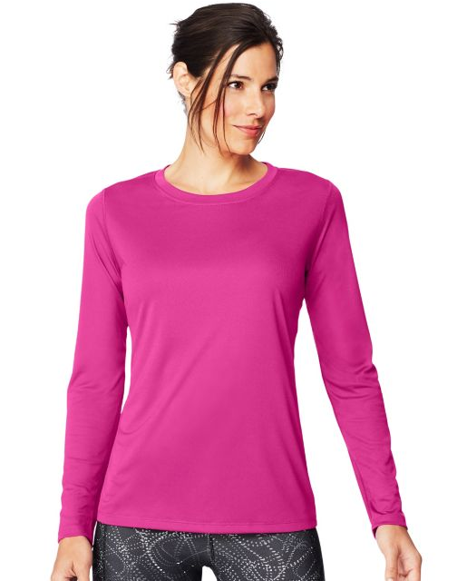 Hanes Sport™ Cool DRI® Women's Performance Long-Sleeve T-Shirt O9308
