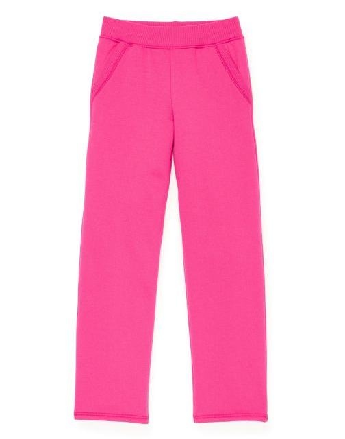 Hanes Girls' Fleece Open Leg Sweatpants with Pockets K377