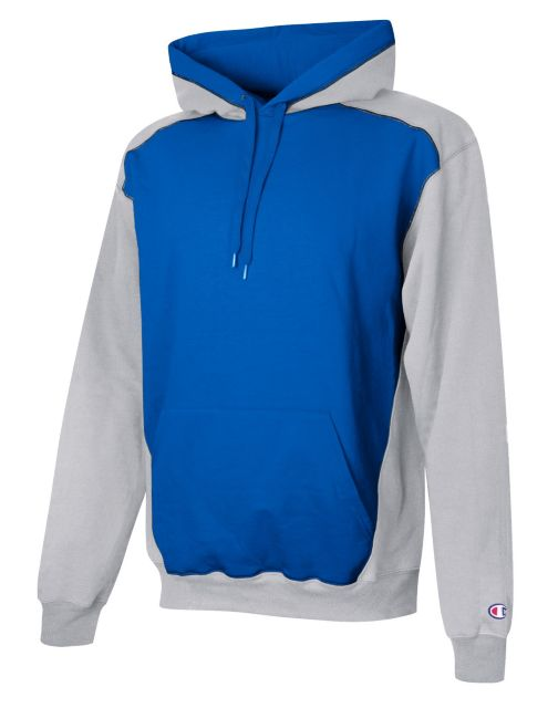 Champion Men's Double Dry Eco Colorblocked Fleece Hood S750