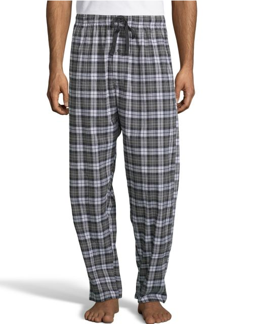 Hanes Men's Woven Stretch Plaid Pant 02000S