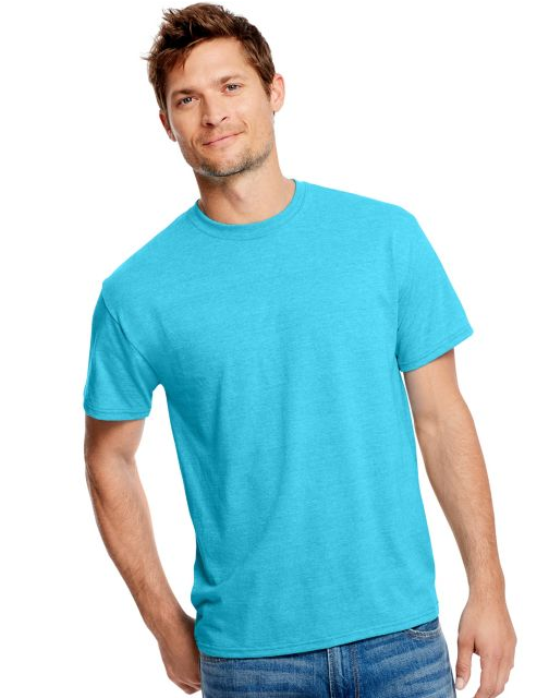 Hanes Men's X-Temp w/Fresh IQ Tri-Blend Performance Tee 42TB