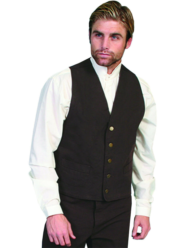 Scully Men's Cotton Canvas Sturdy Vest RW041N