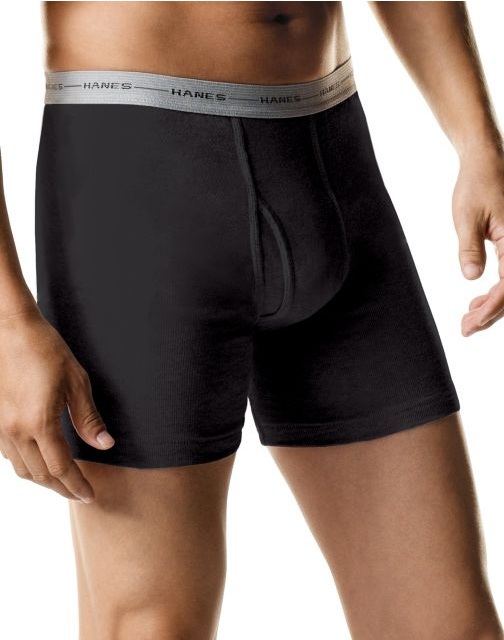 Hanes Men's TAGLESS Boxer Brief with Comfort Flex® Waistband 6-Pack 7349Z6