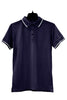 Ladies Pique Polo-Stripe Accent 5510