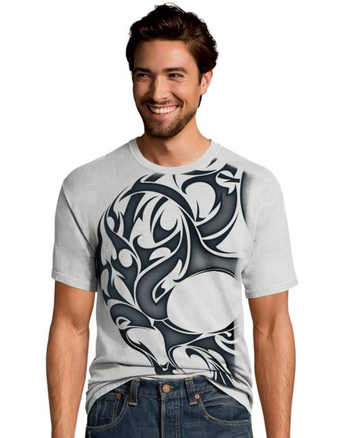 Hanes Men's Skull Tatt Graphic Tee GT49 Y06914