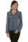 Scully Women's Denim Cotton Hi/Lo Casual L/S Blouse HC473