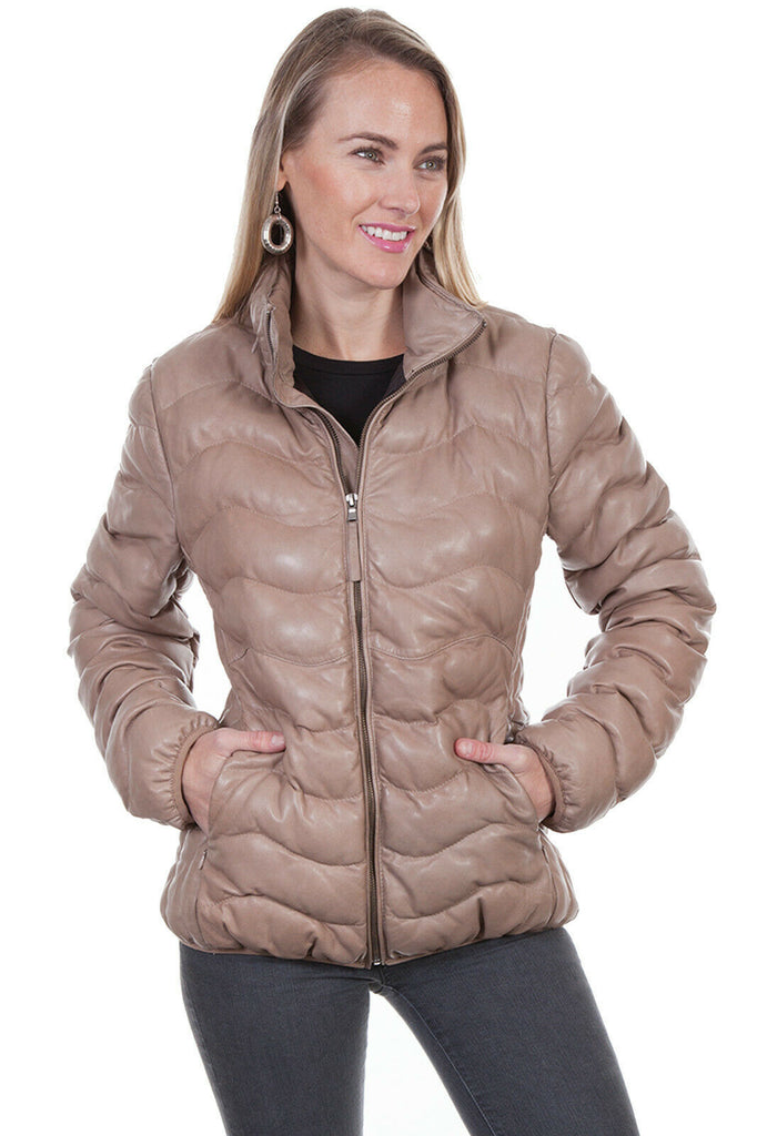 Scully Women's Leather Puffer Jacket L620