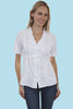 Cantina by Scully Ruffle Collar and Cuff Blouse PSL-199