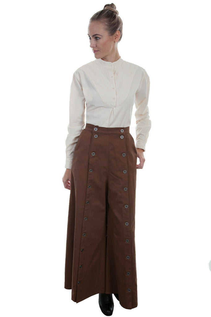 Scully RangeWear Women's 100% Cotton Brushed Twill Split Riding Skirt RW529
